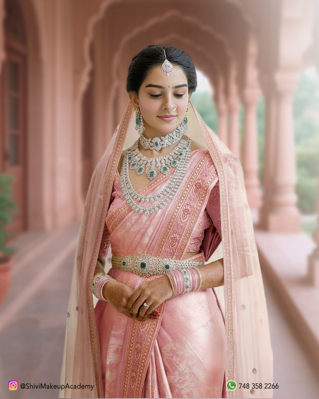 Royal Destination Wedding Makeup by Shivi Mam